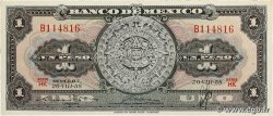 1 Peso MEXICO  1958 P.059d VZ+