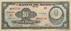 10 Pesos MEXICO  1967 P.058l MBC