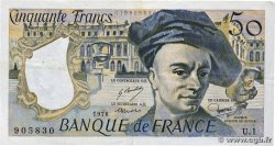 50 Francs QUENTIN DE LA TOUR FRANCE  1976 F.67.01