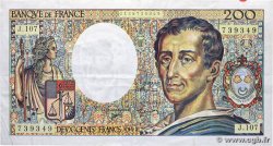 200 Francs MONTESQUIEU FRANCE  1992 F.70.12a