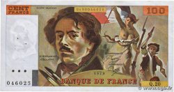 100 Francs DELACROIX modifié FRANCE  1979 F.69.03 VF+