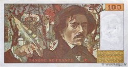 100 Francs DELACROIX modifié FRANCE  1979 F.69.03 VF+