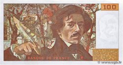 100 Francs DELACROIX modifié FRANCE  1980 F.69.04a SUP+