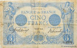 5 Francs BLEU FRANCE  1915 F.02.25