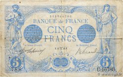 5 Francs BLEU FRANCE  1916 F.02.37 F