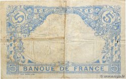 5 Francs BLEU FRANCIA  1916 F.02.37 q.BB