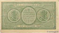 1 Lire ITALIA  1944 P.029a MBC