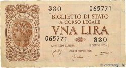 1 Lire ITALY  1944 P.029b