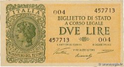 2 Lire ITALIE  1944 P.030a TTB