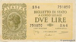 2 Lire ITALIE  1944 P.030b