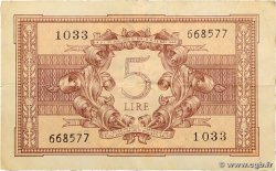 5 Lire ITALIEN  1944 P.031c S