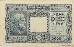 10 Lire ITALIE  1944 P.032a