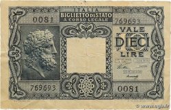 10 Lire ITALIE  1944 P.032a