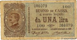 1 Lire ITALIE  1914 P.036a