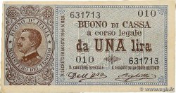 1 Lire ITALY  1914 P.036a VF+