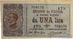 1 Lire ITALIA  1914 P.036b BC