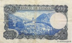 500 Pesetas ESPAGNE  1971 P.153a TB