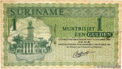 1 Gulden SURINAM  1984 P.116h F