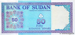 50 Dinars SUDAN  1992 P.54d UNC-