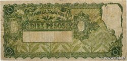 10 Pesos ARGENTINA  1936 P.253a q.MB