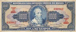 1000 Cruzeiros BRÉSIL  1963 P.173c TB