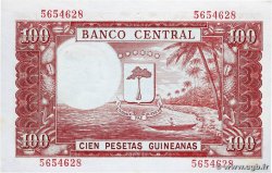 100 Pesetas Guineanas GUINÉE ÉQUATORIALE  1969 P.01 NEUF