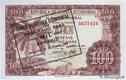 1000 Bipkwele sur 100 Pesetas EQUATORIAL GUINEA  1980 P.18