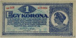 1 Korona UNGHERIA  1920 P.057