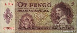 5 Pengö HUNGRíA  1939 P.106 BC