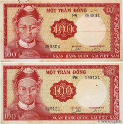 100 Dong Lot SOUTH VIETNAM  1966 P.19b F