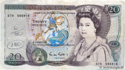 20 Pounds INGLATERRA  1988 P.380e BC+