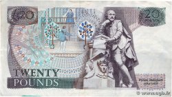 20 Pounds INGLATERRA  1988 P.380e BC+