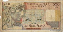 5000 Francs TúNEZ  1949 P.27 RC