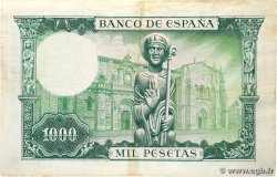 1000 Pesetas ESPAGNE  1965 P.151 TB