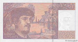 20 Francs DEBUSSY à fil de sécurité FRANCIA  1990 F.66bis.01A31 AU