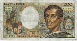 200 Francs MONTESQUIEU alphabet H.402 FRANCE  1986 F.70ter.01 TB+