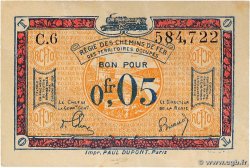 5 Centimes FRANCE régionalisme et divers  1918 JP.135.01