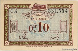 10 Centimes FRANCE régionalisme et divers  1923 JP.135.02