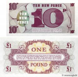 1 et 5 Pounds et 10, 50 New Pence Lot ENGLAND  1972 P.M023, P.M029, P.M036, P.M045, P.M049 ST