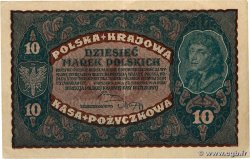 10 Marek POLOGNE  1919 P.025 SUP