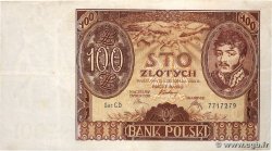 100 Zlotych POLONIA  1934 P.075a