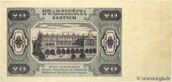 20 Zlotych POLEN  1948 P.137 SS