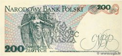 200 Zlotych POLAND  1988 P.144c UNC