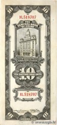 10 Customs Gold Units CHINE Shanghai 1930 P.0327d SPL