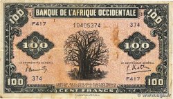 100 Francs FRENCH WEST AFRICA  1942 P.31a S