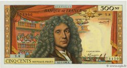 500 Nouveaux Francs MOLIÈRE FRANCE  1961 F.60.03