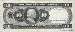 10 Colones EL SALVADOR  1983 P.135a MBC