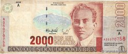 2000 Colones COSTA RICA  1997 P.265a TB