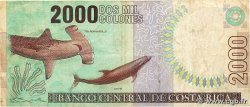 2000 Colones COSTA RICA  1997 P.265a TB