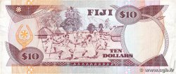 10 Dollars FIYI  1992 P.094a BC+